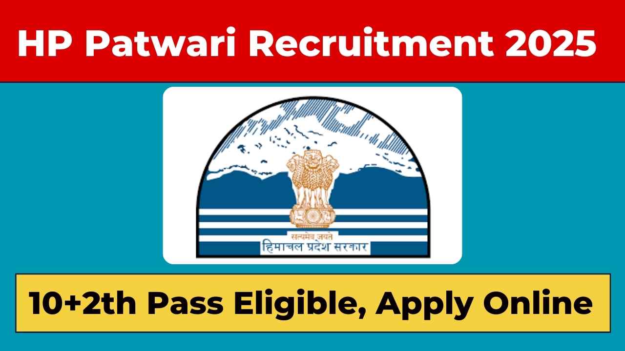 HP Patwari Recruitment 2025